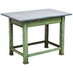 Zinc-Top Table