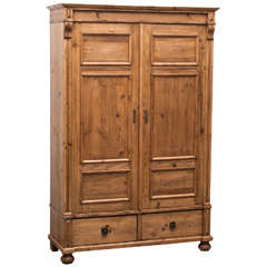 Pine Armoire Antique Pine Armoire
