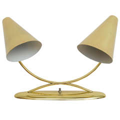 1960s Conical Brass Lamp