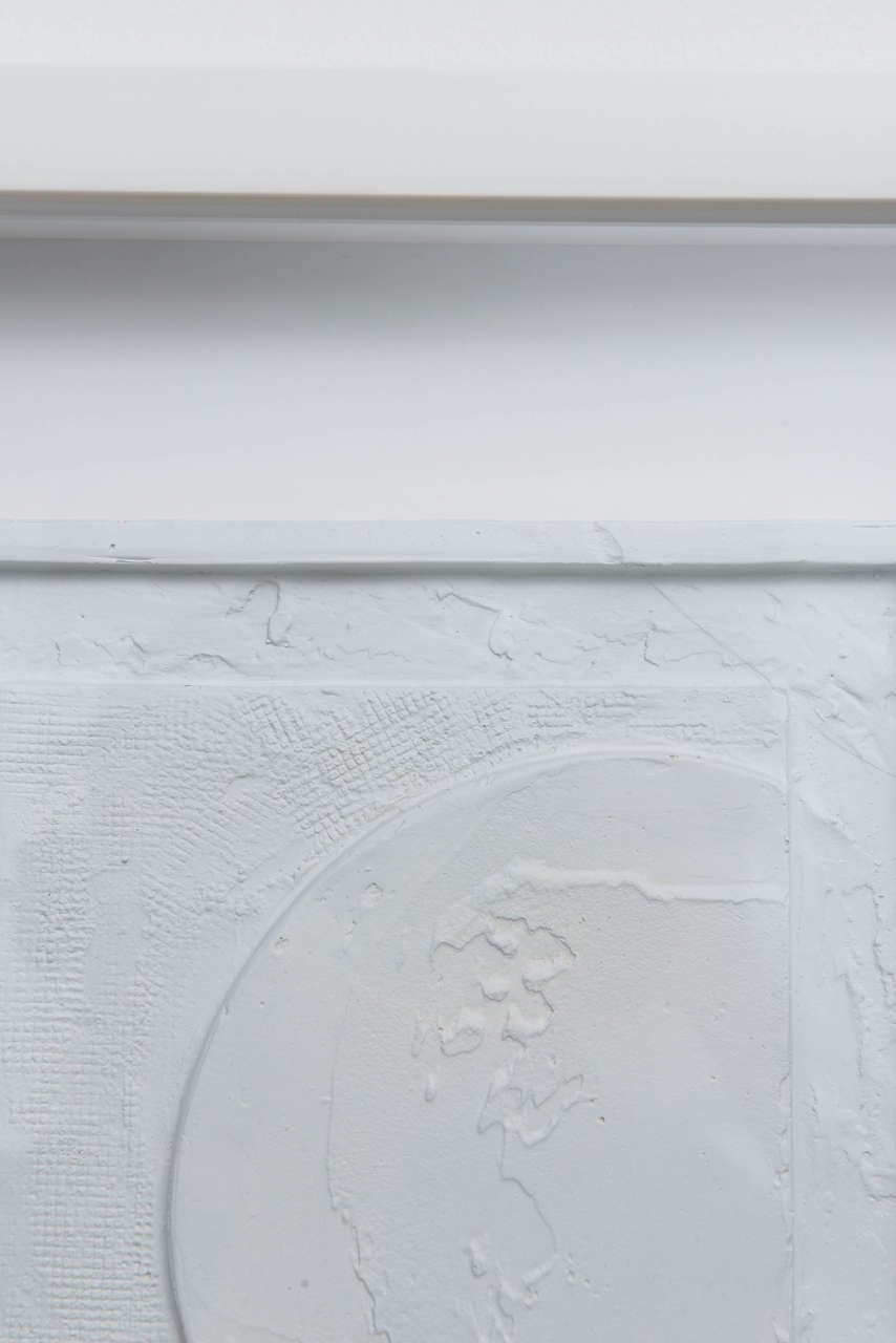 Framed Plaster Wall Relief by Andy Mack In Excellent Condition For Sale In Miami, FL