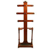 19th Century English Mahogany Hat and Umbrella Stand 19th Century English Mahogany Hat and Umbrella Stand