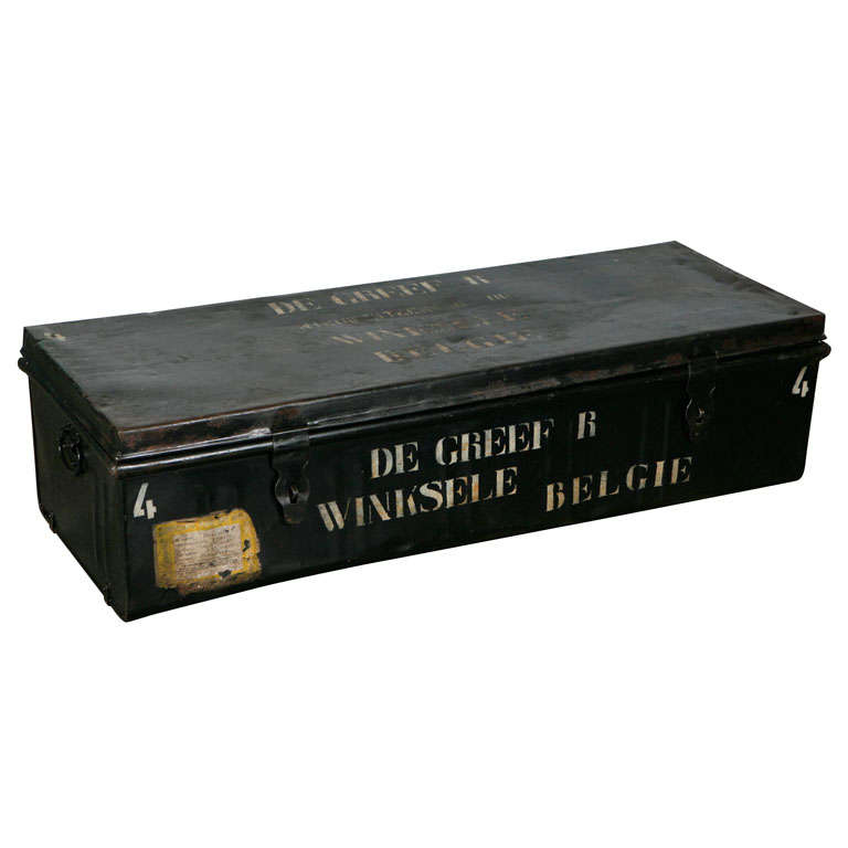 Military Metal Trunk