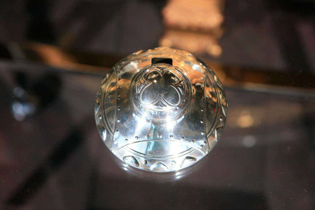 Secessionist WMF Silverplated Inkwell For Sale 2