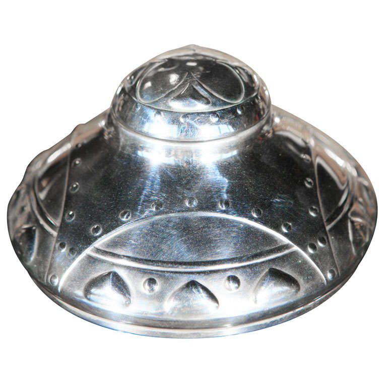Secessionist WMF Silverplated Inkwell For Sale