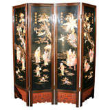 Chinese Lacquered Screen
