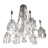 Italian Crystal  and Glass Chandelier