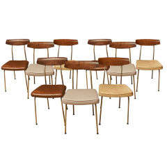 A set of 10 Dining Chairs by John & Sylvia Reid
