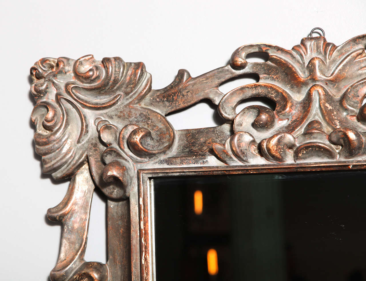 Italian Baroque Style Mirror In Good Condition For Sale In New York, NY