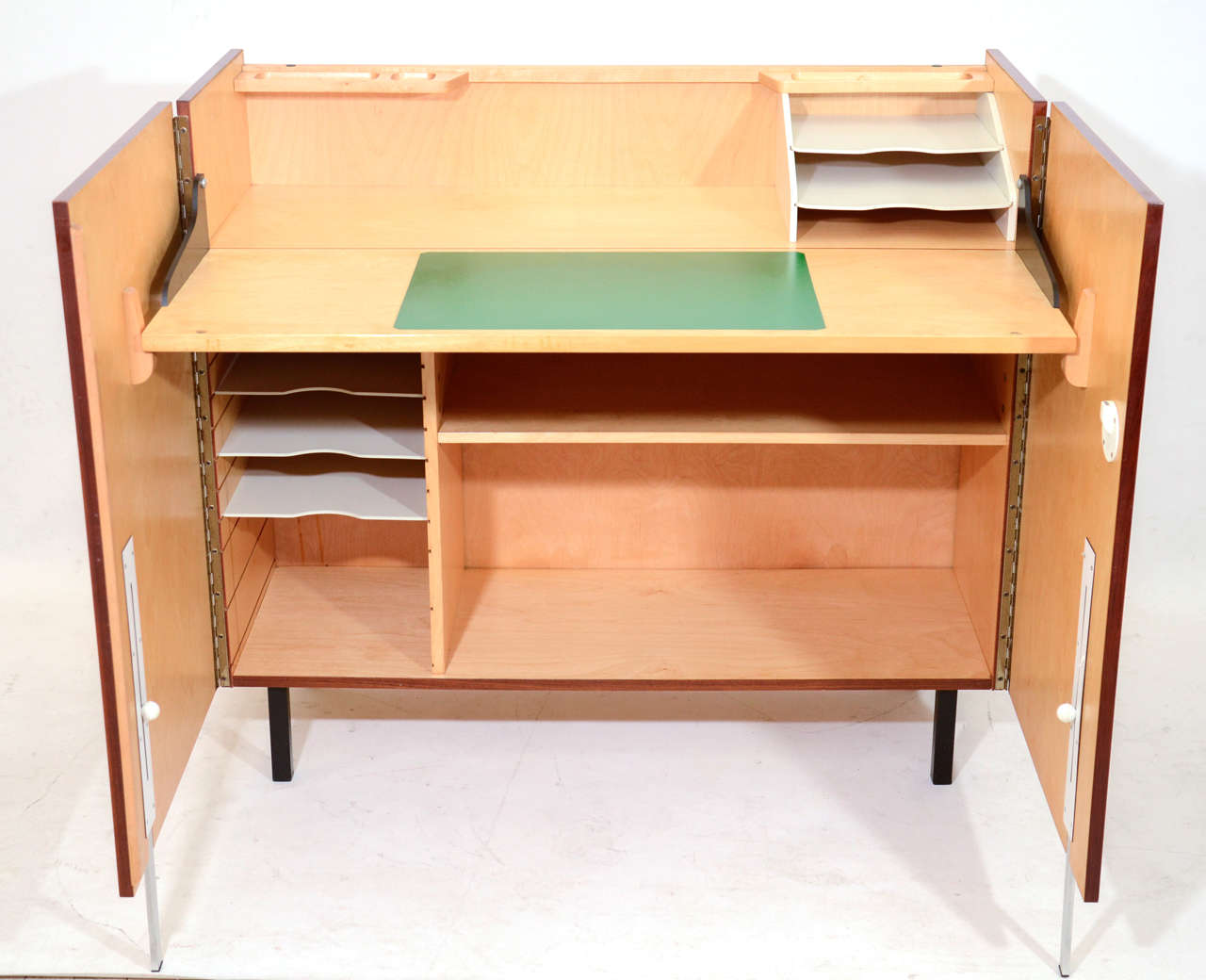 Swedish Desk in a Cabinet In Good Condition For Sale In New York, NY