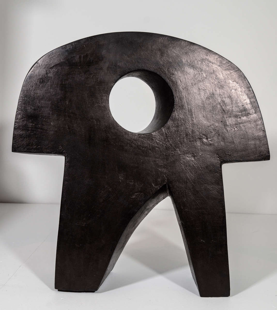 Sculpture en bois noir de Kilar 1970