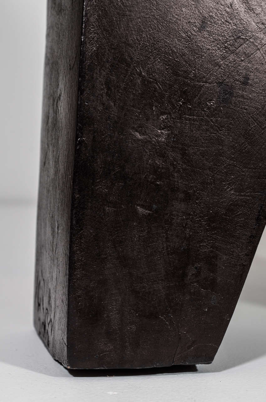 Français Sculpture noire de Kilar 1970