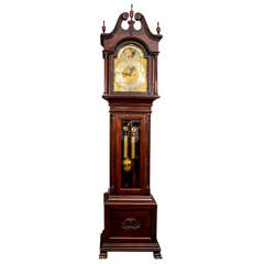 Antique JJ Elliot Tiffany Grandfather clock