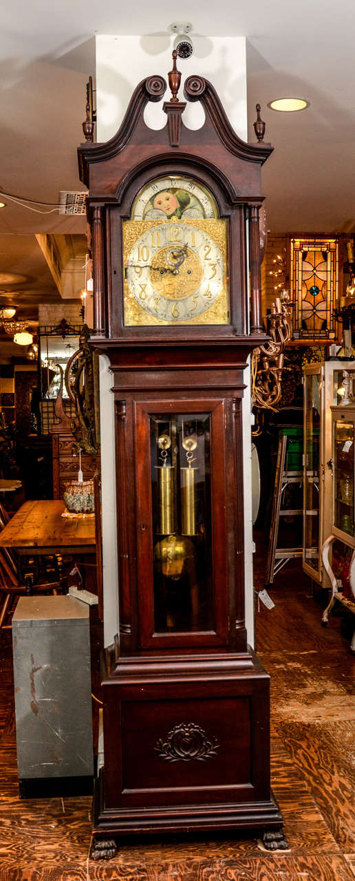 JJ Elliot Tiffany Grandfather clock at 1stDibs jj elliott grandfather clock, elliott london