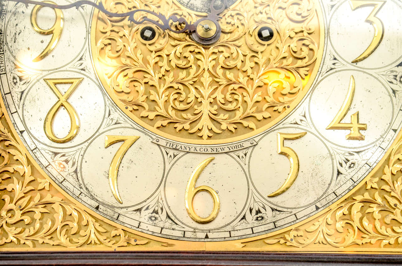 JJ Elliot Tiffany Grandfather clock at 1stDibs jj elliott grandfather