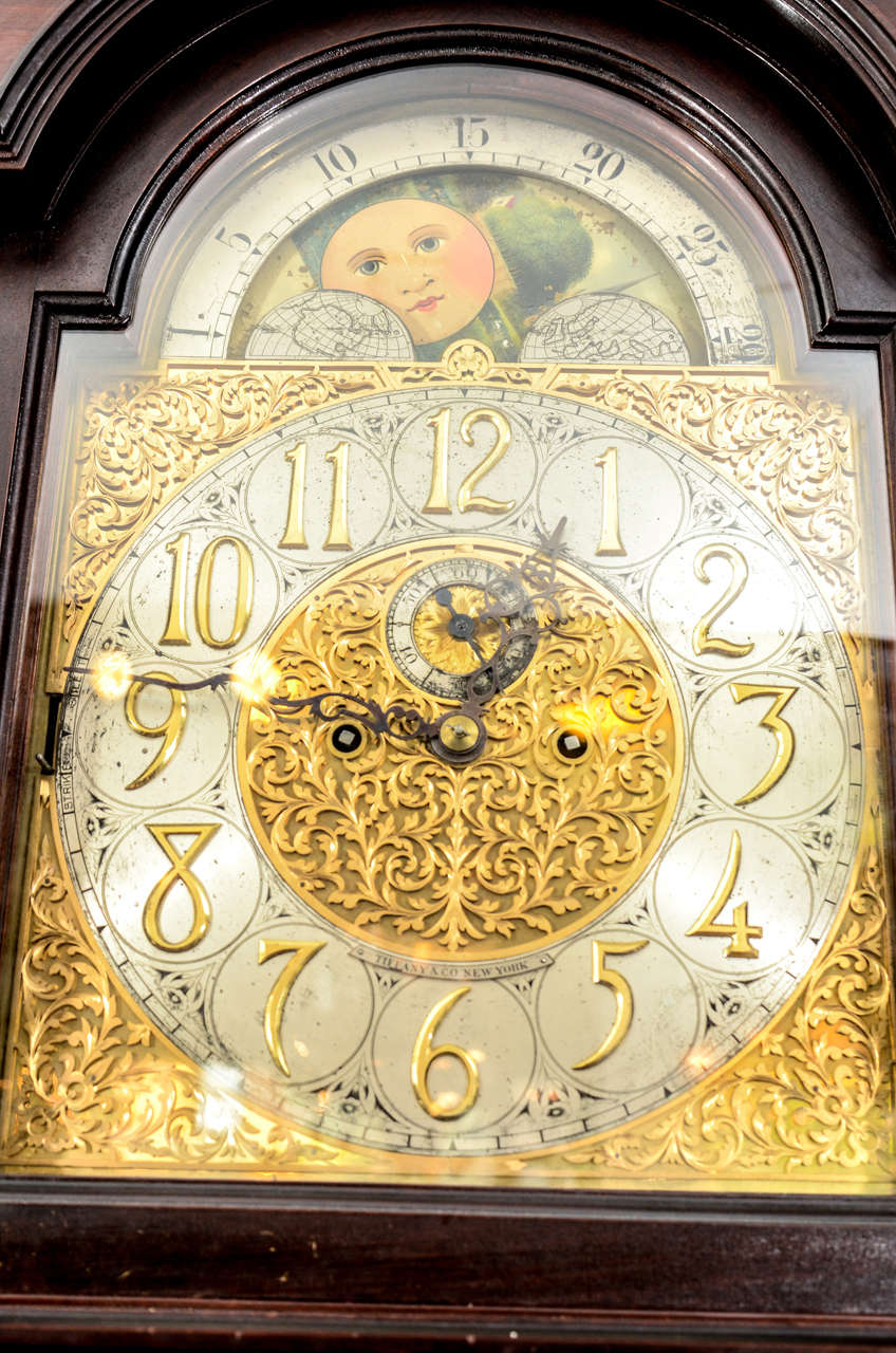 JJ Elliot Tiffany Grandfather clock at 1stDibs jj elliott grandfather