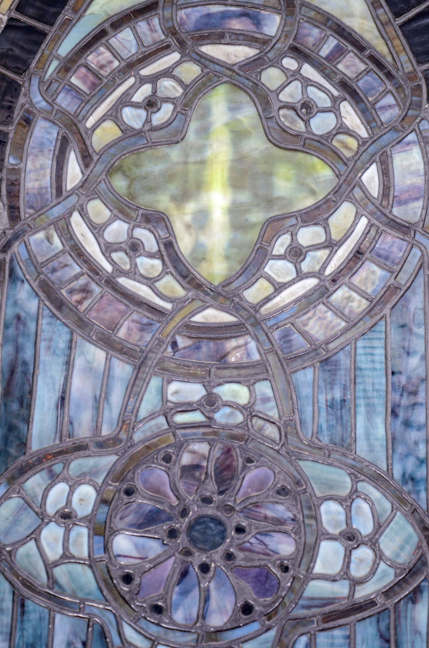 Original Tiffany Stained Glass Gothic Arched Window For Sale at 1stDibs tiffany stained glass