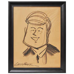 JFK Caricature by Larry Barton