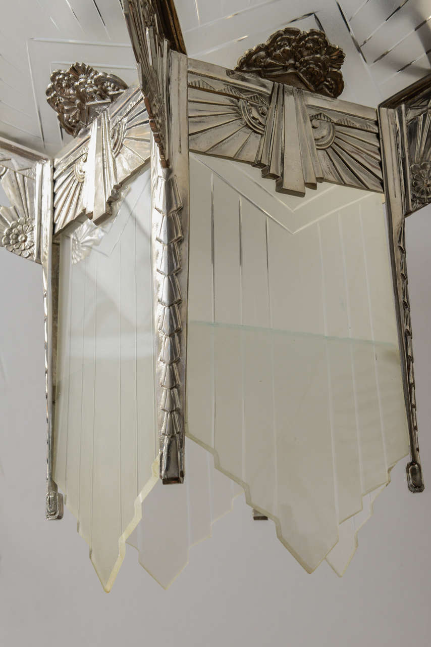 French Art-Deco chandelier 3