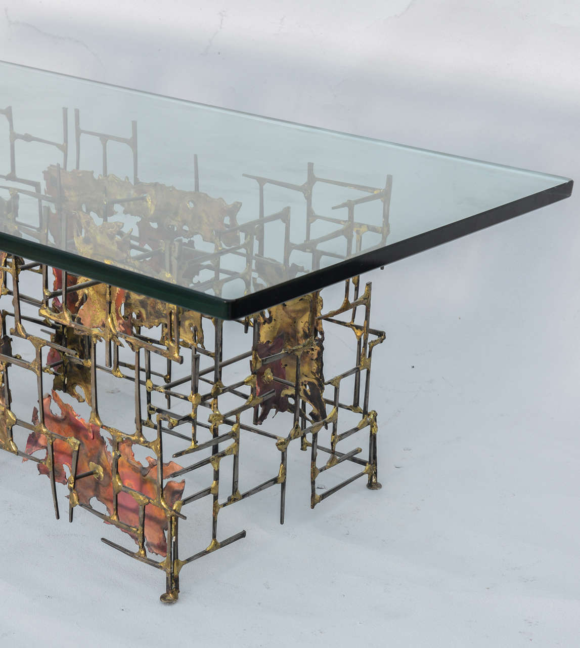 Silas Seandal Brutalist Sculpture Cocktail Table at 1stdibs