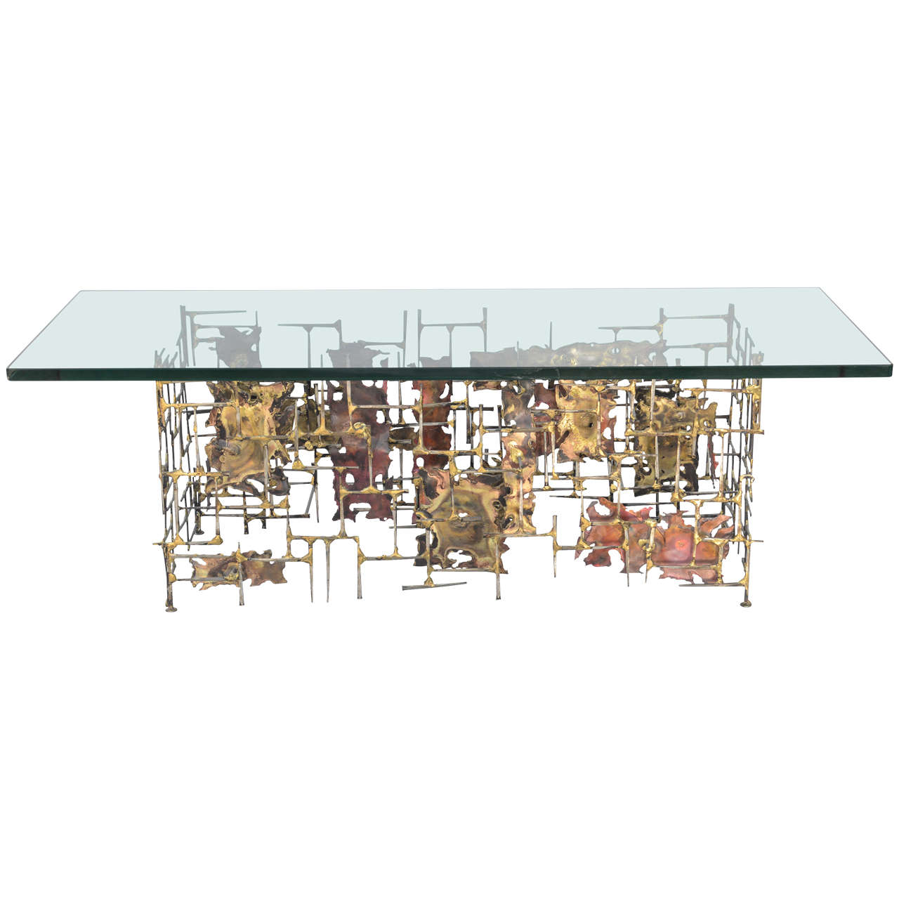 Silas Seandal Brutalist Sculpture Cocktail Table at 1stdibs