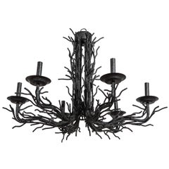 Iron Faux Coral American Chandelier
