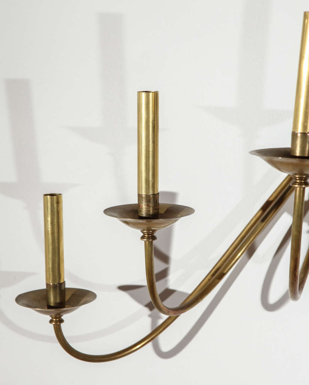 Mid-20th Century Mid-Century Brass Sconce For Sale