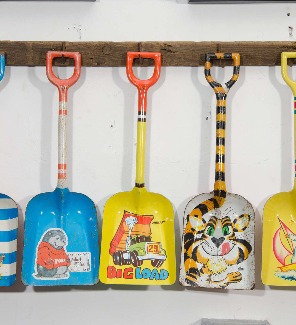 Mid-20th Century USA Graphic Sand Shovels For Sale