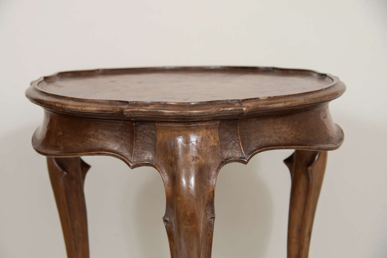 Pair of Spanish Walnut End Tables In Excellent Condition In Houston, TX