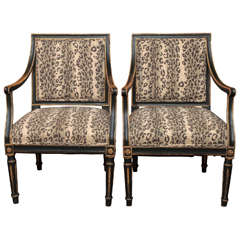 Pair of old French fauteuils Pair of old French fauteuils