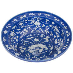 Antique 19th Century Large Chinese Porcelain Bowl