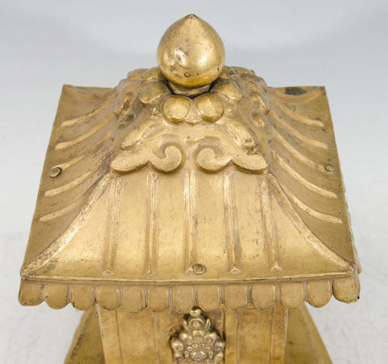Late 18th or Early 19th Century Architectural Tibetan Reliquary Top 3