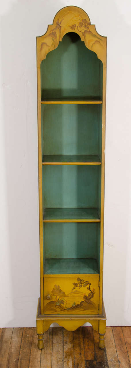 Vintage Pair of Hand-Painted Chinoiserie Étagères