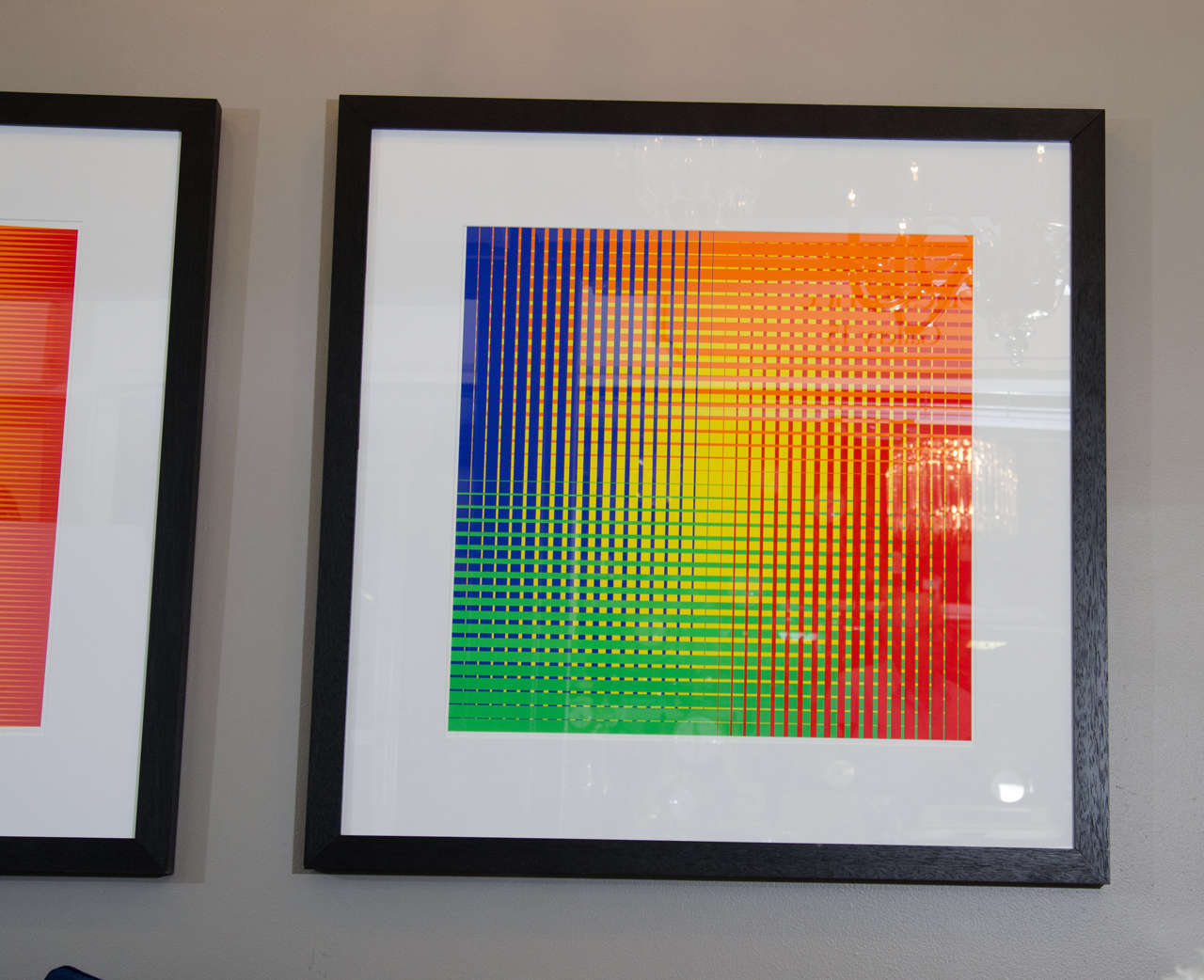 Mid Century Set of Three Op Art Silk Screen Prints by Getulio Alviani In Good Condition In New York, NY