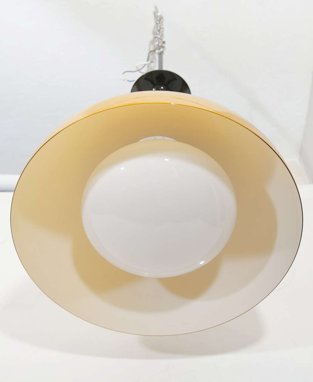 MidCentury Italian Tulip Form Pendant Light For Sale at 1stDibs