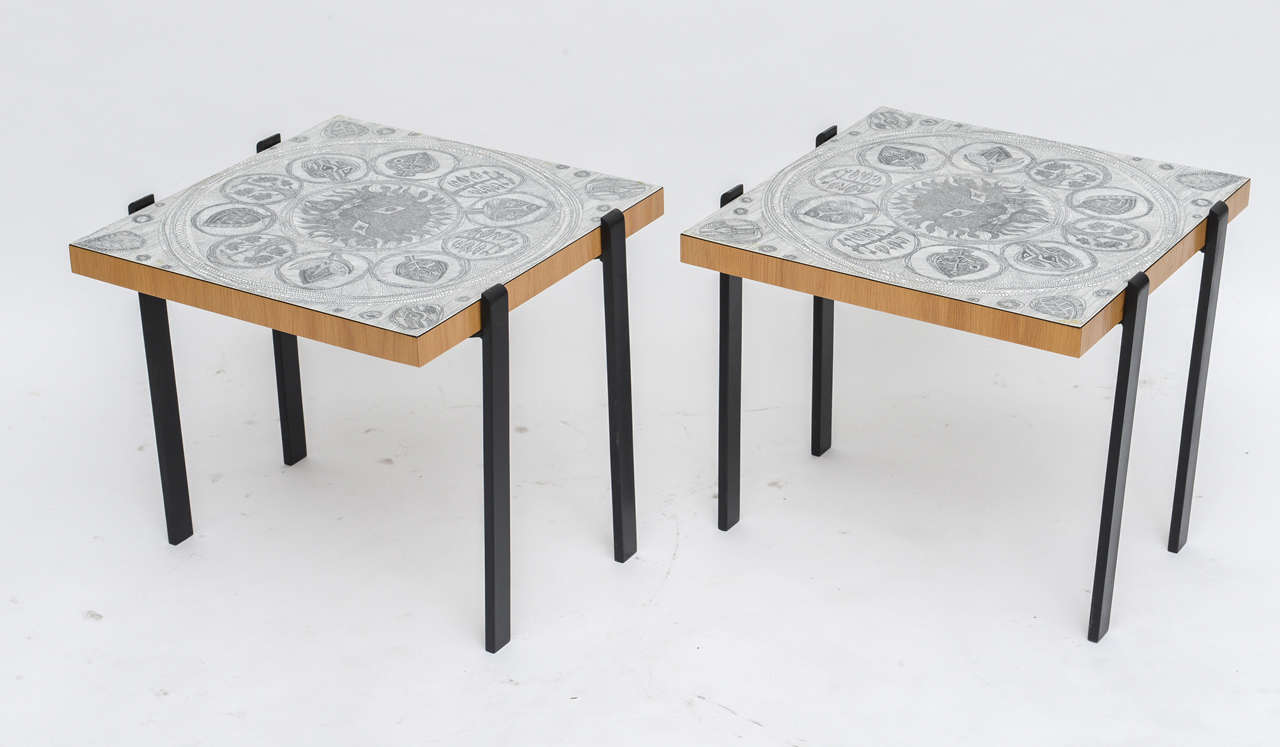 1960's French Side Tables