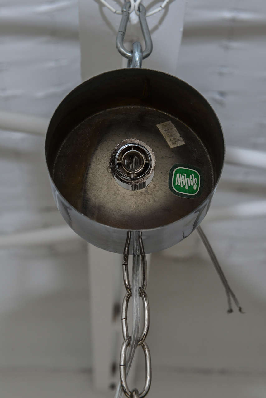 Metà XX secolo Lampadario Gaetano Sciolari in vendita