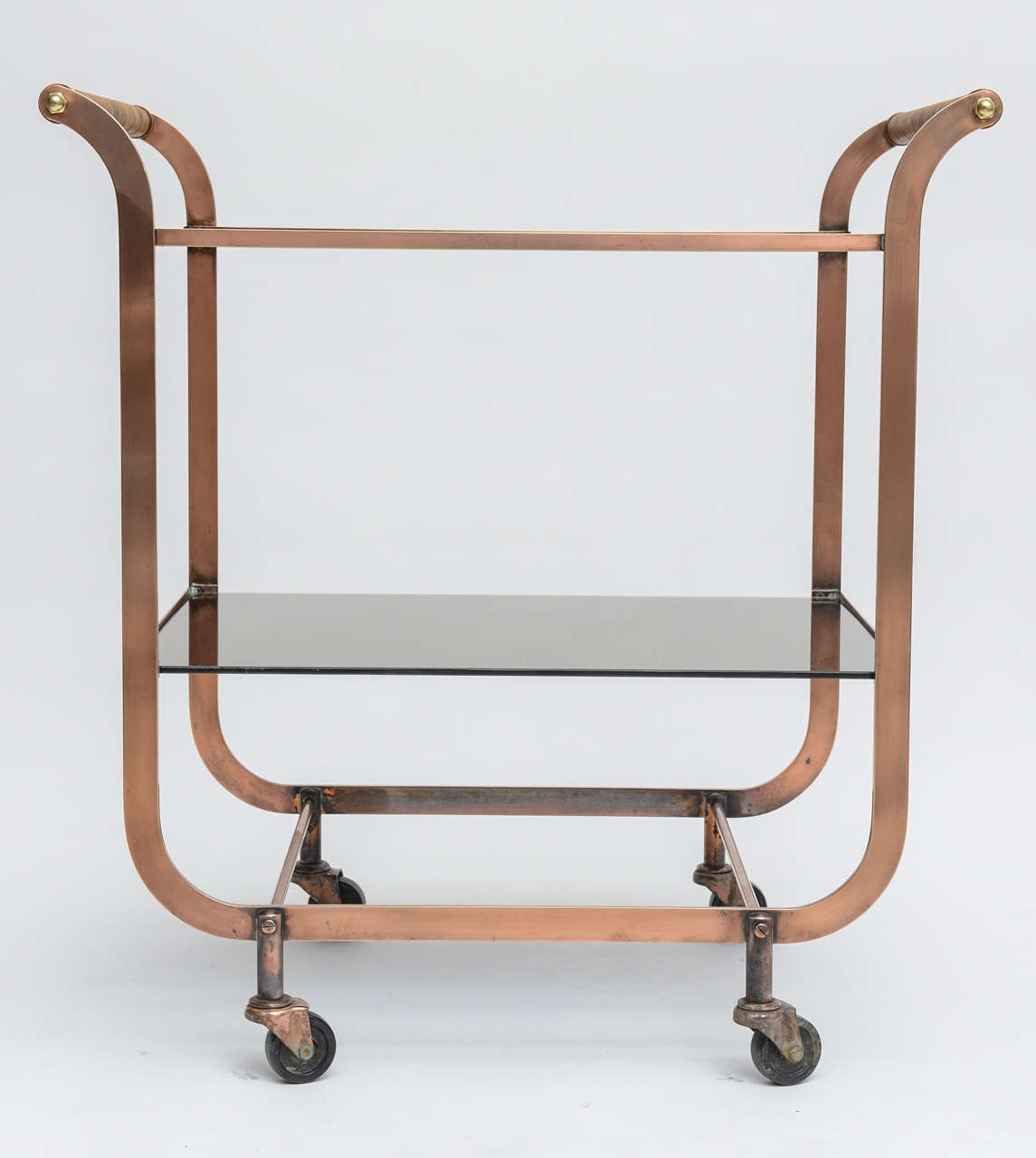 bar cart copper