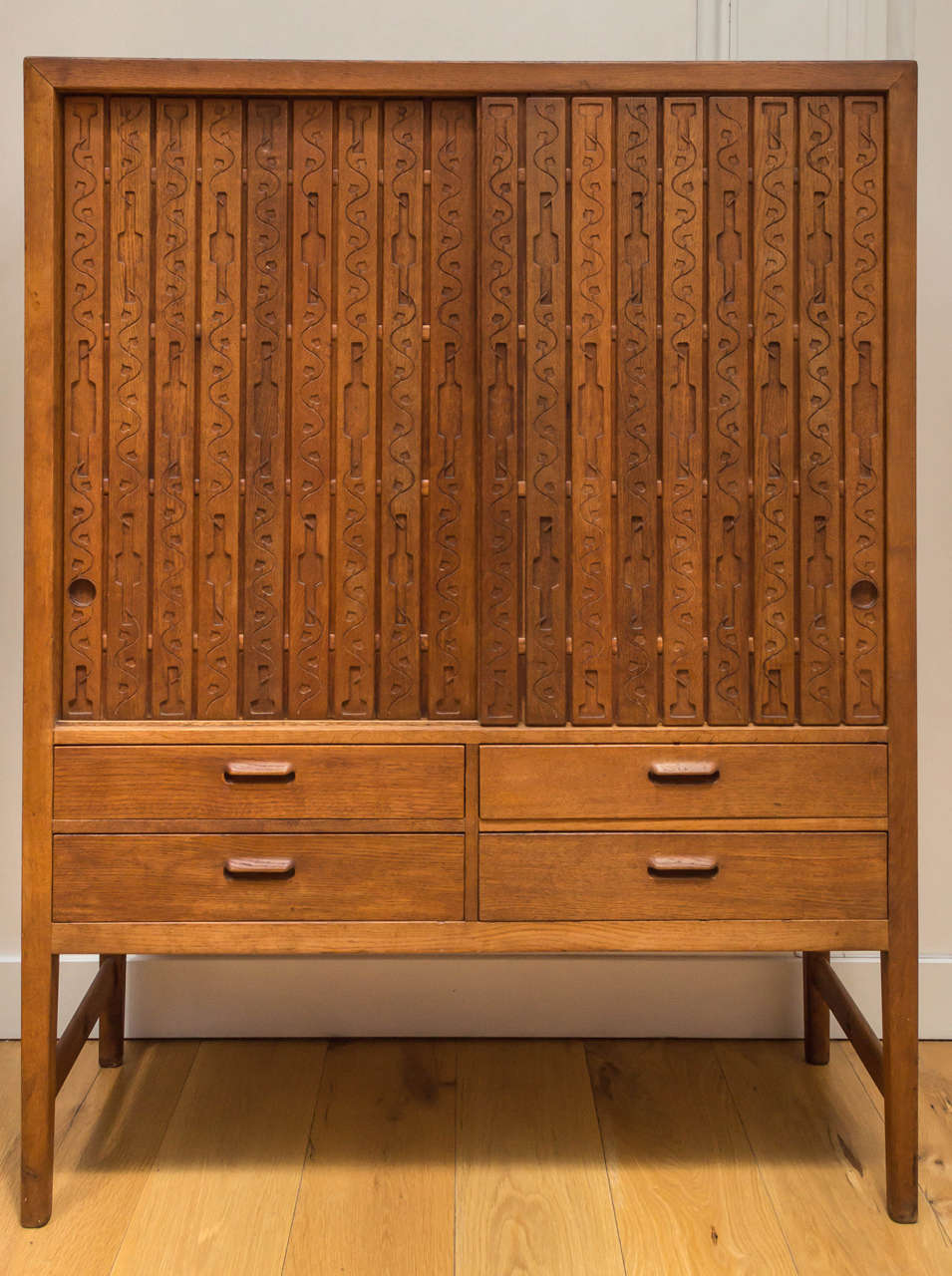 Scandinavian Modern Hans Wegner Wardrobe Closet