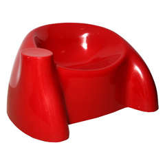Wendell Castle Red Fiberglass "Castle Chair" 8