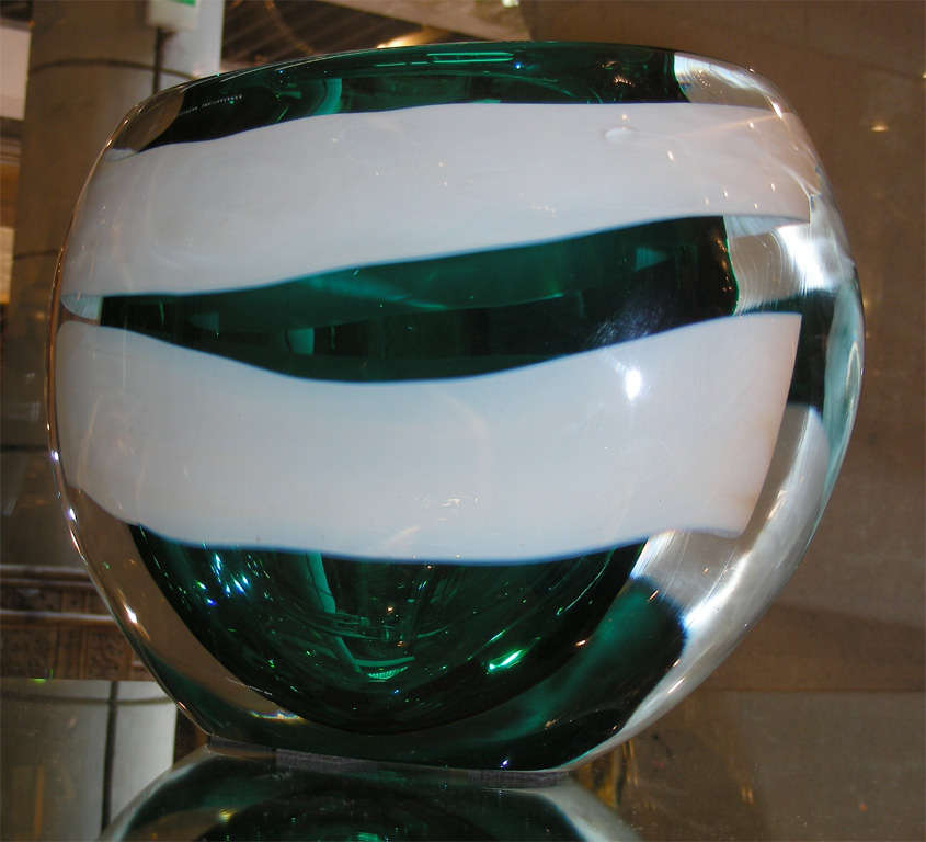 Mid-20th Century 1950-1960 Murano Glass Vase For Sale