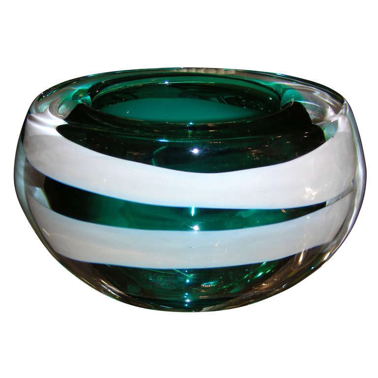 1950-1960 Murano Glass Vase For Sale