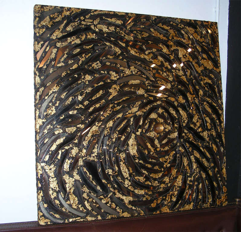 1970s Decorative Panel by Jean-Claude Mazeron