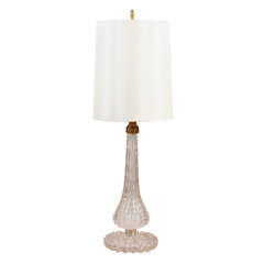 Retro Seguso Bubble Glass Lamp