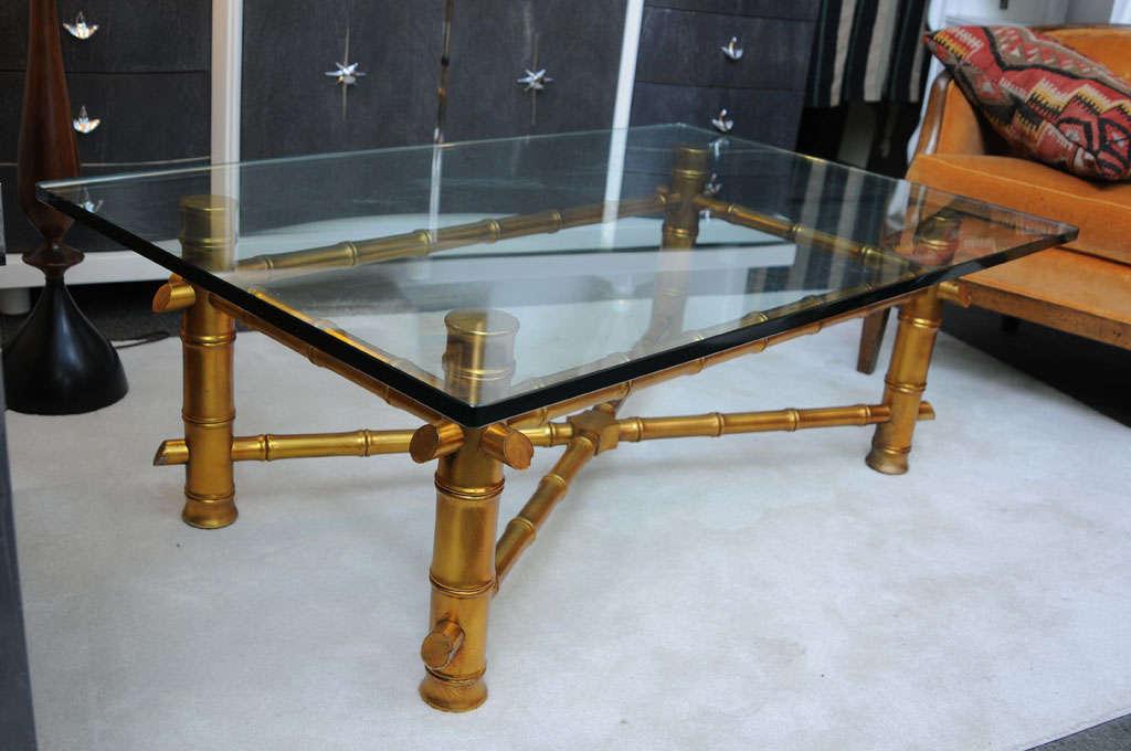 hollywood regency coffee table