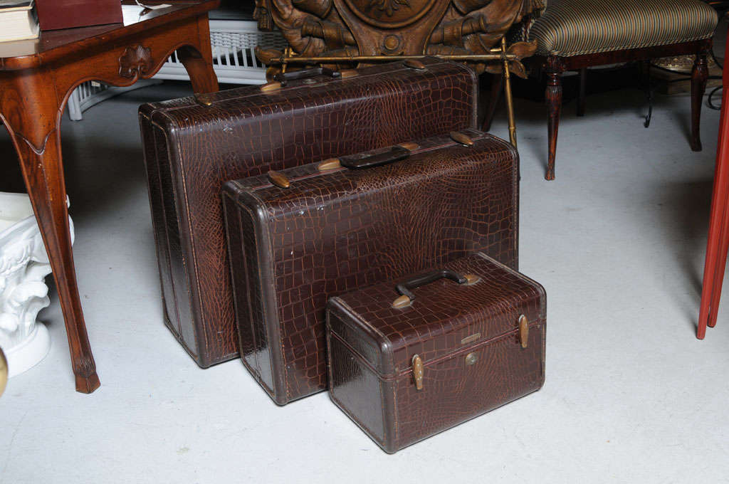 samsonite vintage luggage set