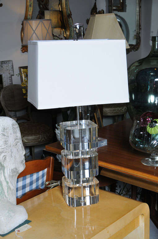 Lucite Lamp by Karl Springer 1