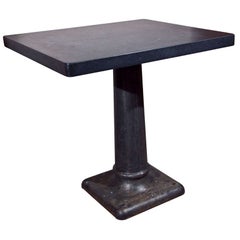 Industrial Steel Table Base With Slate Top