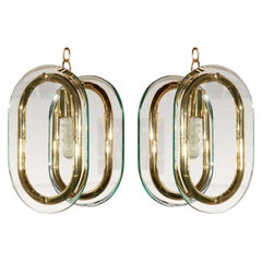 1960s Pair of Italian Pendants