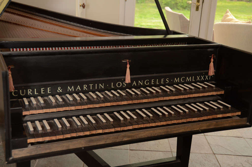 French Double Harpsichord at 1stdibs