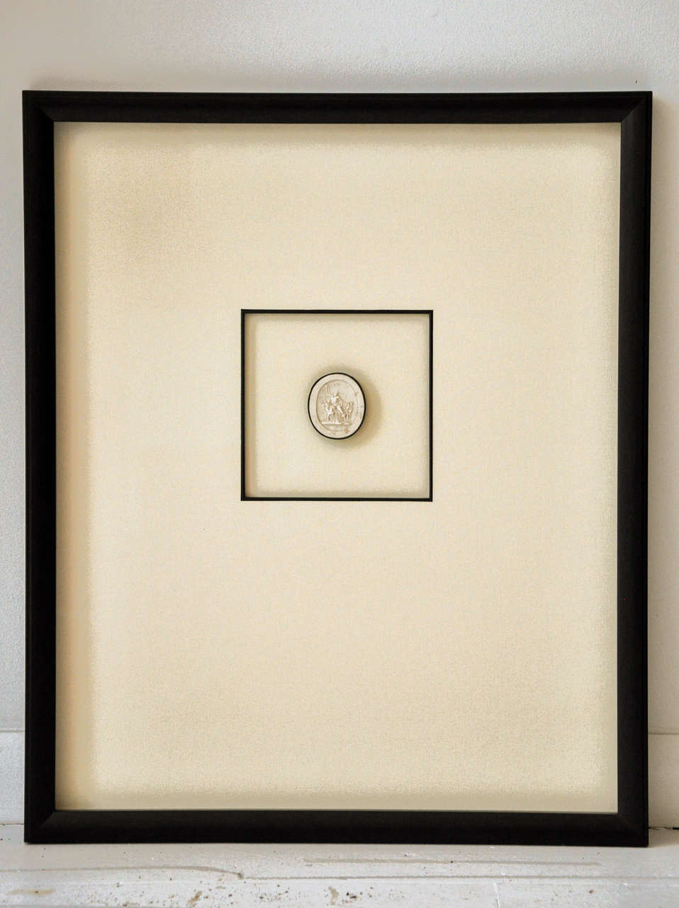 Framed Antique Intaglio Circa 1870
